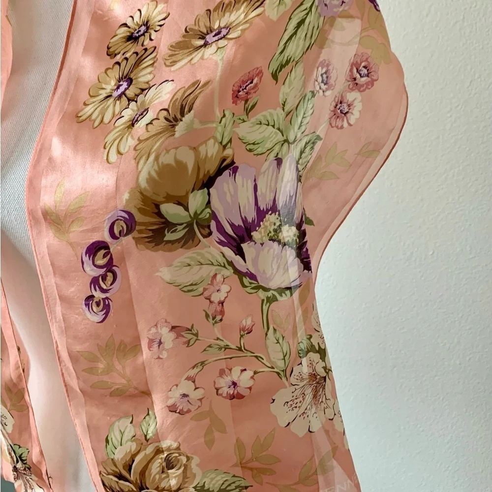 Silk Adrienne Vittadini Scarf 12/52”
